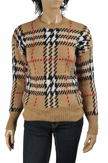 BURBERRY women's round neck knitted sweater 271 - Click Image to Close