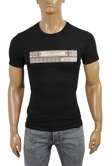 BURBERRY Men's Cotton T-Shirt 253 - Click Image to Close