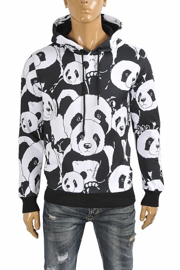 DOLCE & GABBANA men's cotton hoodie with print 253 - Click Image to Close