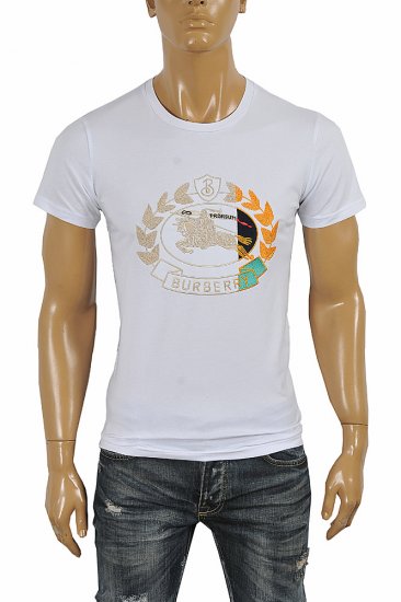 BURBERRY Men's Cotton T-Shirt 254 - Click Image to Close