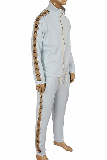 GUCCI Men's jogging suit with GG stripes 187 - Click Image to Close