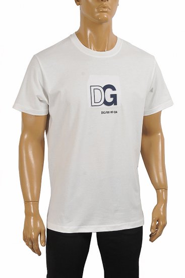 DOLCE & GABBANA Men's T-Shirt With Front Print 271 - Click Image to Close