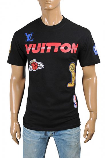 LOUIS VUITTON men's monogram print t-shirt 30 - Click Image to Close