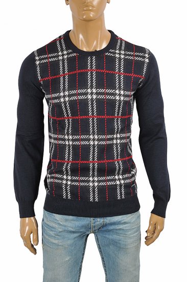 BURBERRY Men's Round Neck Knitted Sweater 279 - Click Image to Close
