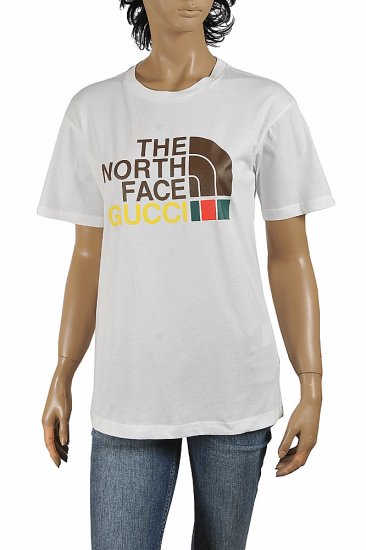 The North Face x Gucci X Cotton T-Shirt 293 - Click Image to Close