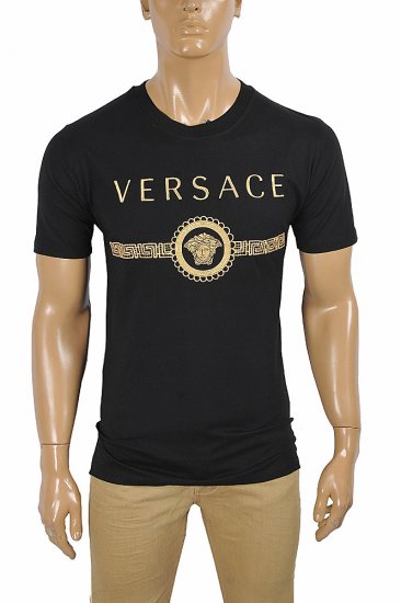 VERSACE men's t-shirt with front medusa print 124 - Click Image to Close
