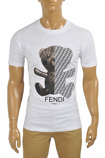 FENDI Teddy Bear print t-shirt 55 - Click Image to Close