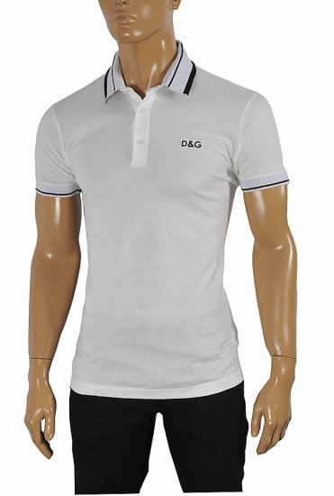 DOLCE & GABBANA men's polo shirt with embroidery 467 - Click Image to Close