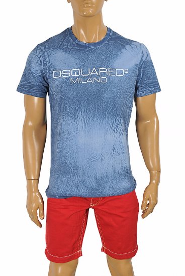 DSQUARED Men's T-Shirt with front print 13 - Click Image to Close