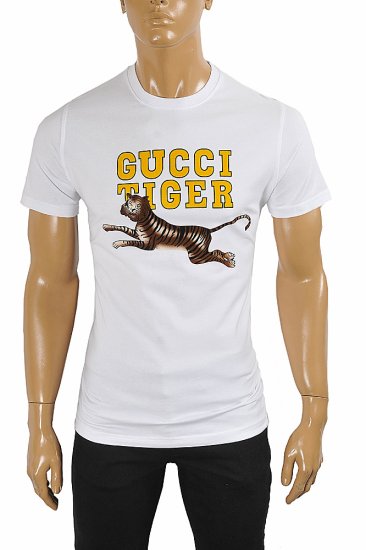 GUCCI T-shirt With Tiger Print 310 - Click Image to Close