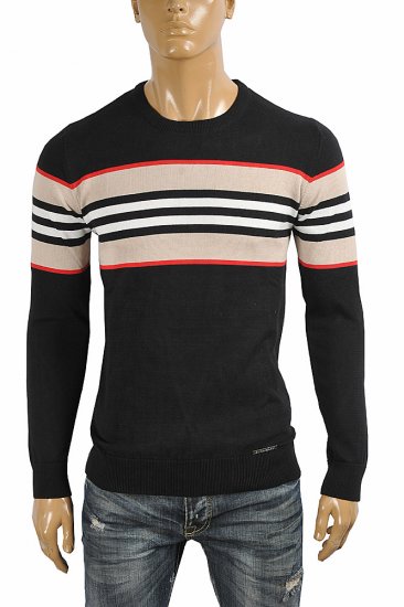 BURBERRY men's round neck sweater 268 - Click Image to Close