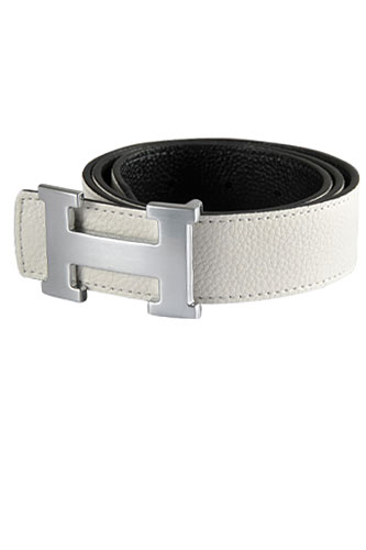 HERMES Men's Leather Reversible Belt #25 - Click Image to Close