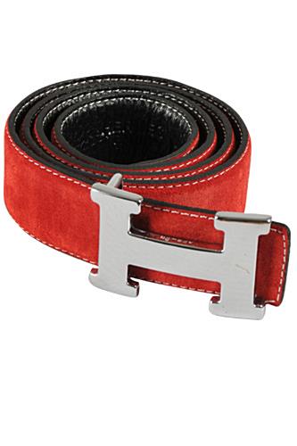 HERMES Men's Leather Reversible Belt #39 - Click Image to Close