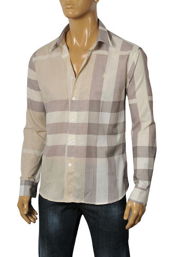 BURBERRY Men's Dress Shirt #2 - Click Image to Close