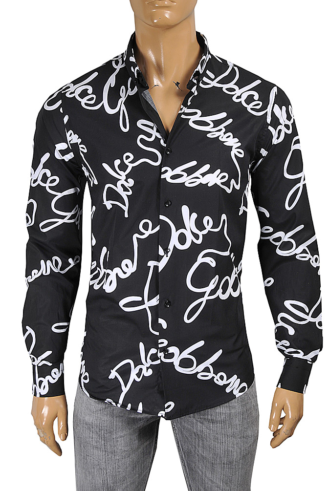 DOLCE & GABBANA Men's Dress Shirt 478 - Click Image to Close