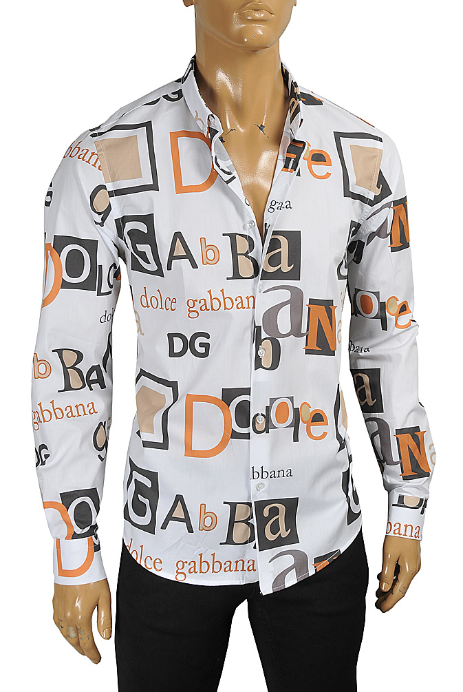 DOLCE & GABBANA Men's Dress Shirt 479 - Click Image to Close