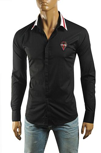 GUCCI Men's Button Front Dress Shirt #349 - Click Image to Close