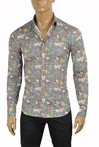GUCCI Men's Cotton Dress Shirt #373 - Click Image to Close