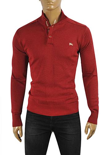 BURBERRY Men's Button Up Knitted Sweater #231 - Click Image to Close