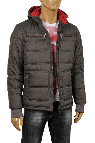 ARMANI JEANS Men's Hooded Warm Jacket #117 - Click Image to Close