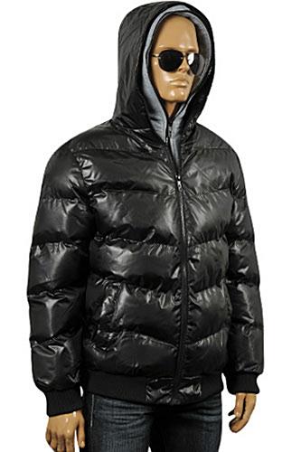 ARMANI JEANS Men's Winter Warm Hooded Jacket #125 - Click Image to Close