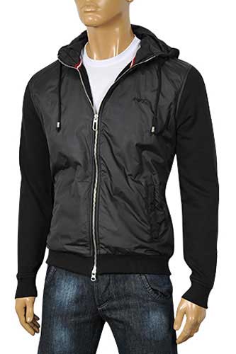 ARMANI JEANS Men's Zip Up Hooded Jacket #95 - Click Image to Close