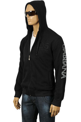 DOLCE & GABBANA Men's Cotton Hooded Jacket #349 - Click Image to Close