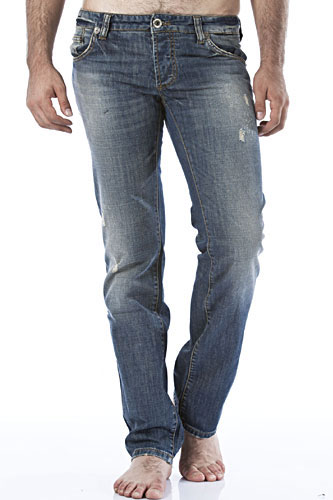 EMPORIO ARMANI Men's Normal Fit Jeans #105 - Click Image to Close
