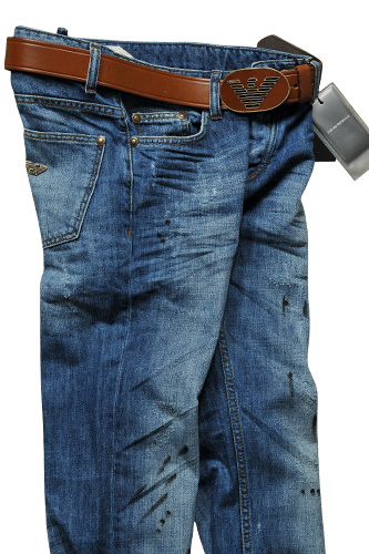 EMPORIO ARMANI Men's Jeans With Belt #113 - Click Image to Close