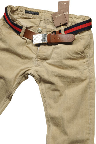 GUCCI Men's Jeans With Belt #74 - Click Image to Close