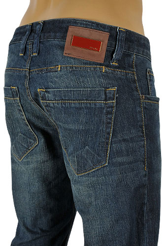 PRADA Men's Normal Fit Wash Denim Jeans #22 - Click Image to Close