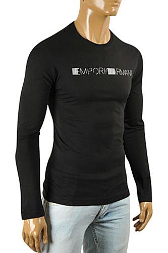 EMPORIO ARMANI Men's Long Sleeve Fitted Shirt #263 - Click Image to Close