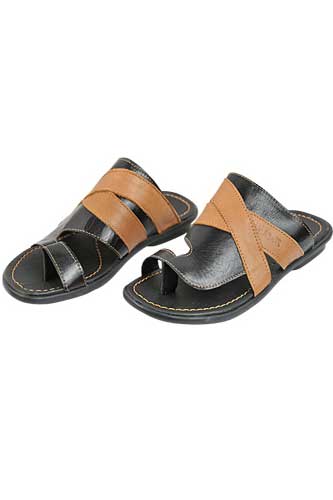 DOLCE & GABBANA Mens Leather Sandals #203 - Click Image to Close