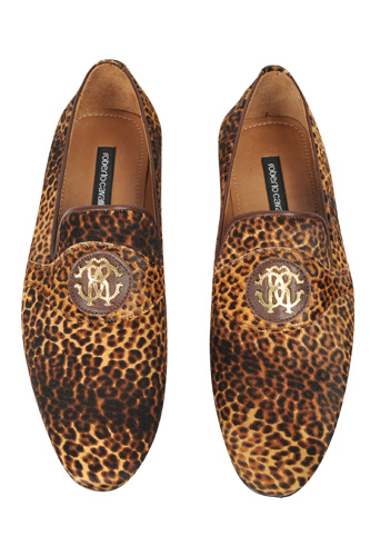 ROBERTO CAVALLI Men’s leopard Loafers Shoes 294 - Click Image to Close