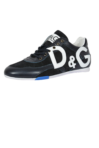 DOLCE & GABBANA Men's Leather Sneaker Shoes #243 - Click Image to Close