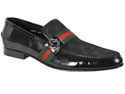 GUCCI Men's Dress Shoes in Black 219 - Click Image to Close