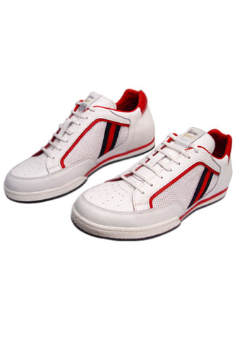 GUCCI Leather Mens Sneakers Shoes #182 - Click Image to Close
