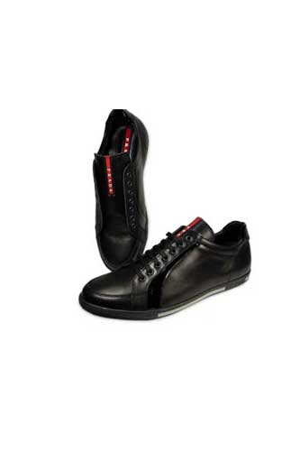 PRADA Man's Leather Sneaker Shoes #97 - Click Image to Close