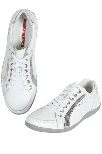 PRADA Men's Leather Sneaker Shoes #240 - Click Image to Close