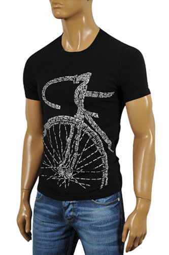 ARMANI JEANS Men's T-Shirt In Black #102 - Click Image to Close