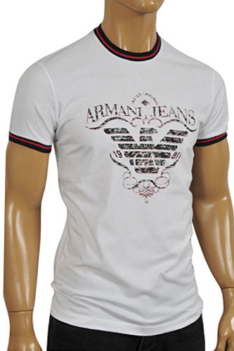 ARMANI JEANS Men's Short Sleeve Tee #92 - Click Image to Close
