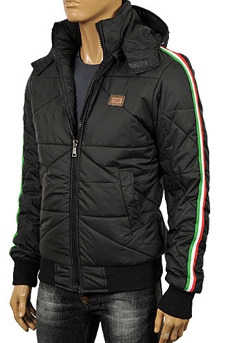 DOLCE & GABBANA Men's Hooded Warm Jacket #393 - Click Image to Close