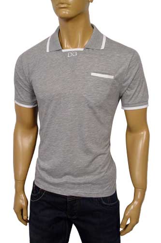 DOLCE & GABBANA Men's Cotton Polo Shirt #308 - Click Image to Close