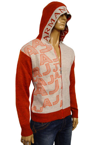 EMPORIO ARMANI Mens Hooded Warm Sweater #111 - Click Image to Close