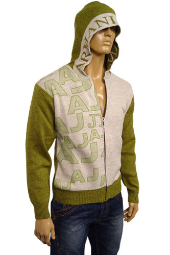 EMPORIO ARMANI Mens Hooded Warm Sweater #113 - Click Image to Close
