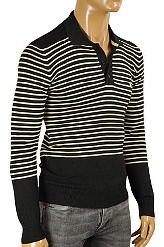 BURBERRY Men's Polo Style Knitted Sweater #221 - Click Image to Close
