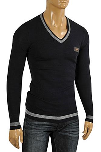 DOLCE & GABBANA Men's Knit Fitted Sweater #236 - Click Image to Close