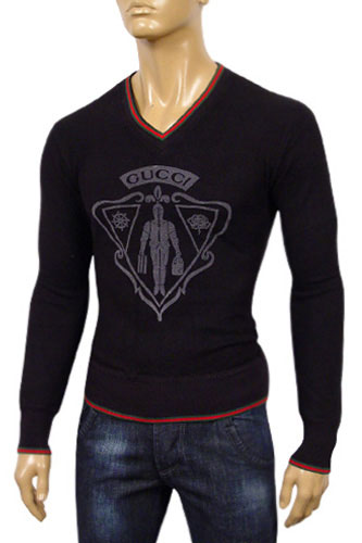 GUCCI Mens V-Neck Sweater #36 - Click Image to Close