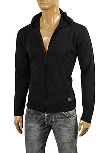 GUCCI Men's Knit Hooded Sweater #83 - Click Image to Close