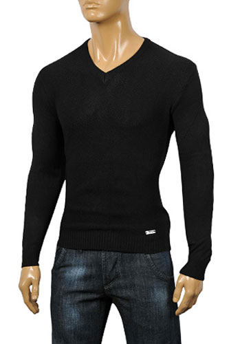 VERSACE V-Neck Body Men's Sweater #11 - Click Image to Close